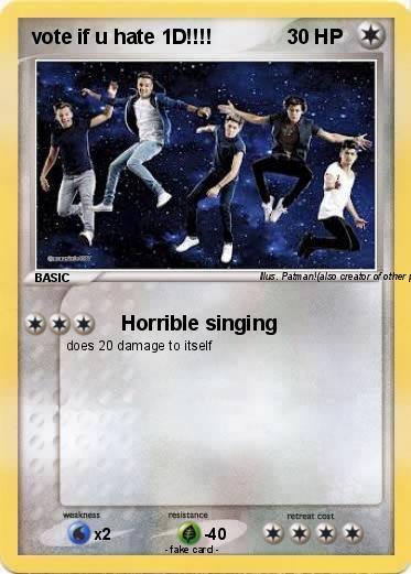 Pokemon vote if u hate 1D!!!!
