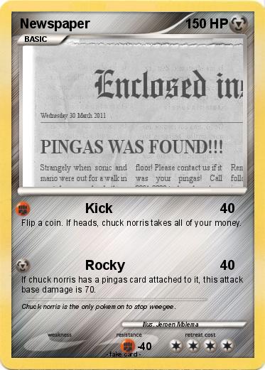 Pokemon Newspaper