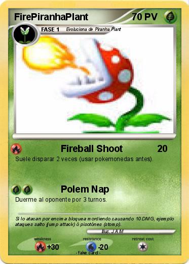 Pokemon FirePiranhaPlant