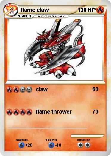 Pokemon flame claw
