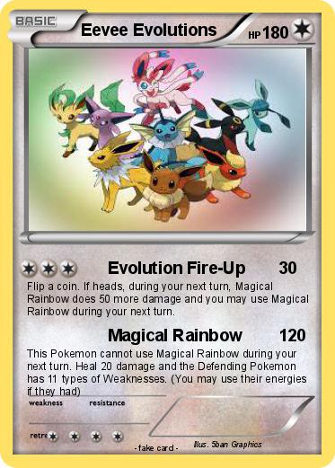 Pokemon Eevee Evolutions