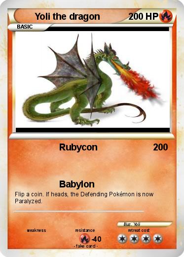 Pokemon Yoli the dragon