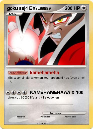 Pokemon goku ssj4 EX