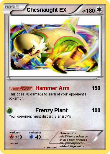 Pokemon Chesnaught EX
