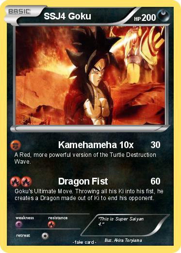 Pokemon SSJ4 Goku