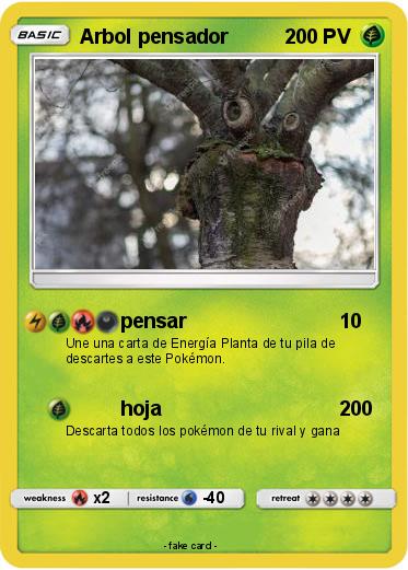Pokemon Arbol pensador