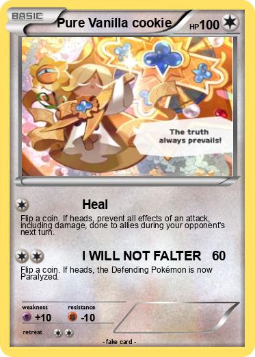 Pokemon Pure Vanilla cookie