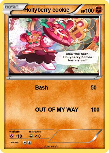 Pokemon Hollyberry cookie