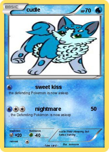 Pokemon cudle