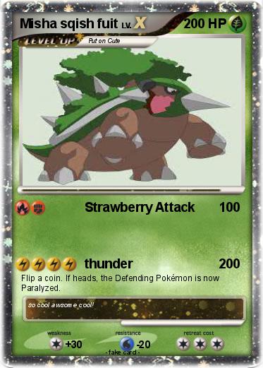 Pokemon Misha sqish fuit