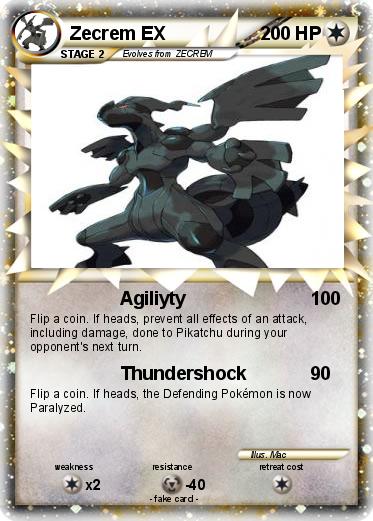 Pokemon Zecrem EX
