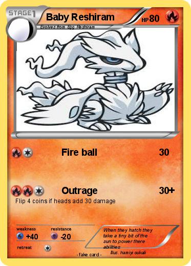 Pokemon Baby Reshiram