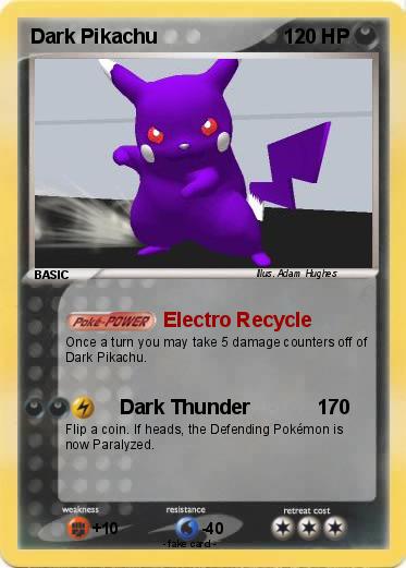 Pokemon Dark Pikachu