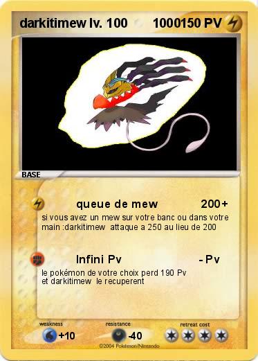 Pokemon darkitimew lv. 100       1000
