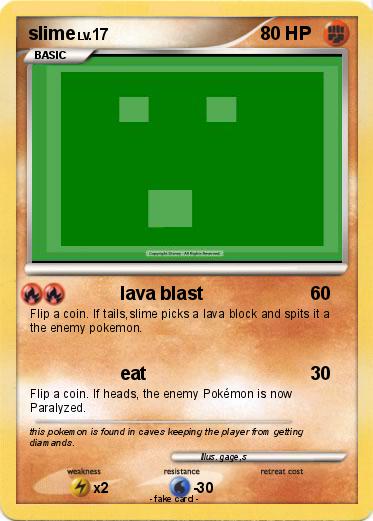 Pokemon slime
