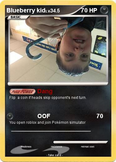 Pokemon Blueberry kid