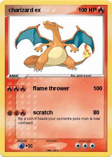 Pokemon charizard ex