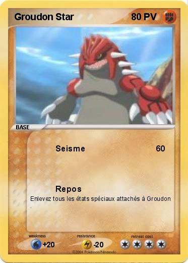 Pokemon Groudon Star