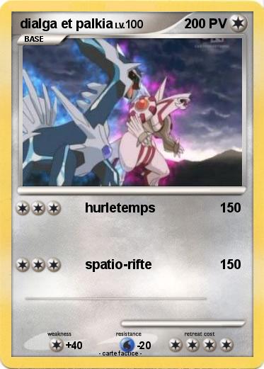 Pokemon dialga et palkia