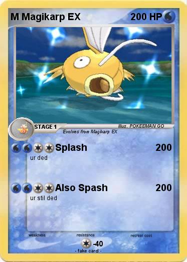 Pokemon M Magikarp EX