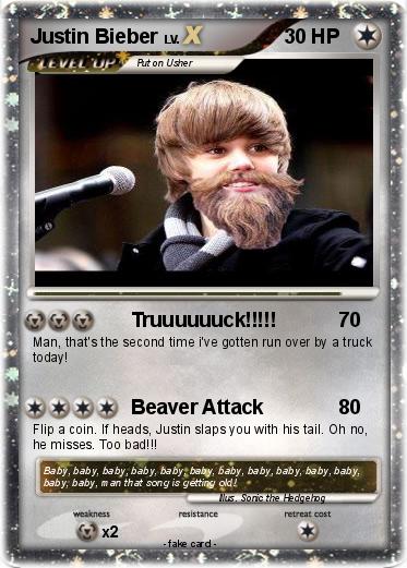 Pokemon Justin Bieber