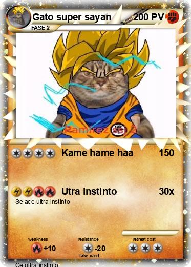 Pokemon Gato super sayan