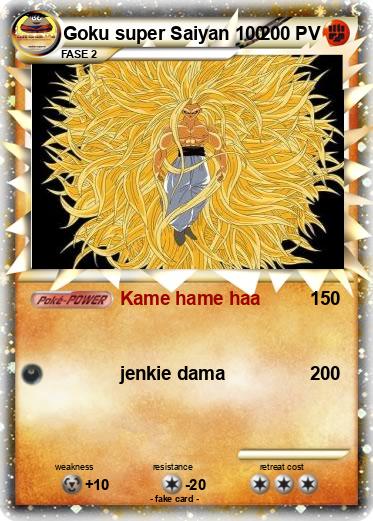 Pokemon Goku super Saiyan 100
