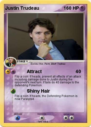 Pokemon Justin Trudeau
