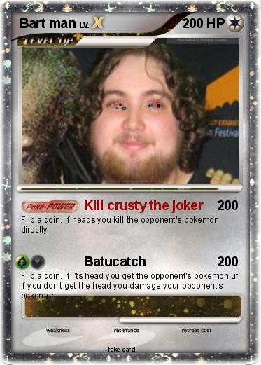 Pokemon Bart man