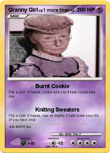 Pokemon Granny Girl