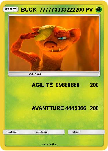 Pokemon BUCK  777773333222