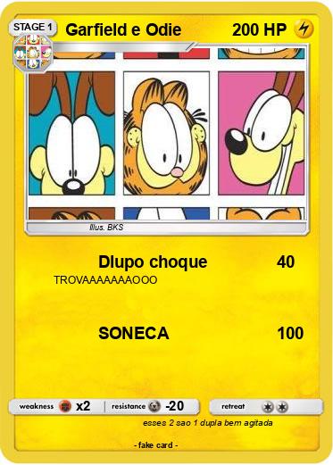 Pokemon Garfield e Odie