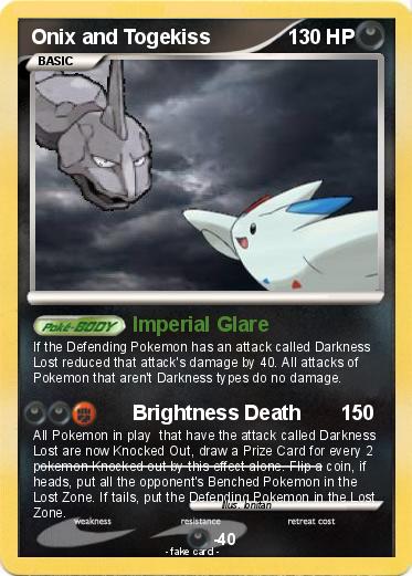 Pokemon Onix and Togekiss