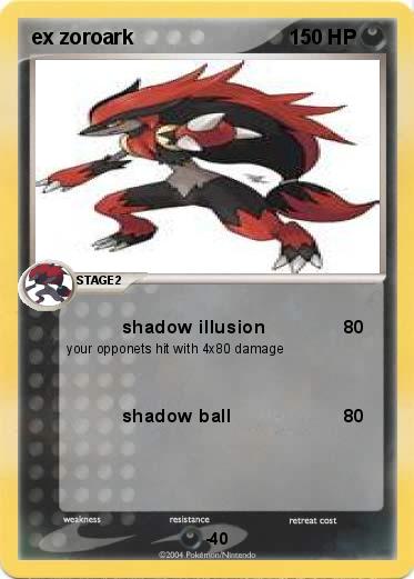 Pokemon ex zoroark