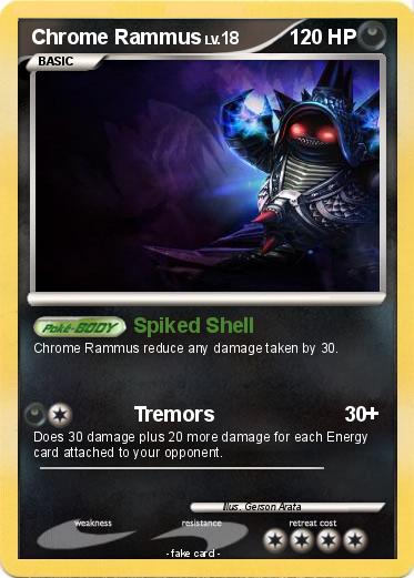 Pokemon Chrome Rammus