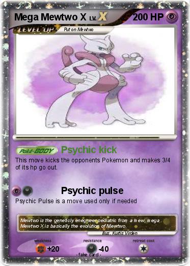 Pokemon Mega Mewtwo X