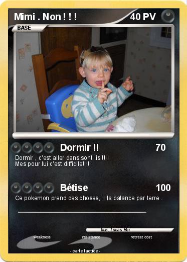 Pokemon Mimi . Non ! ! !