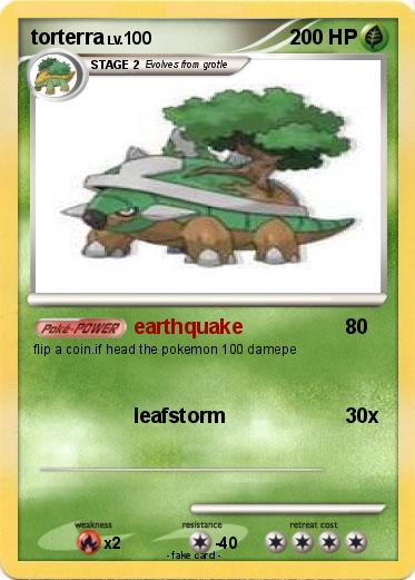Pokemon torterra