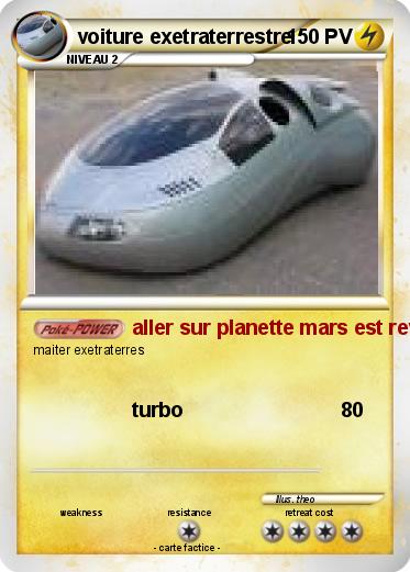 Pokemon voiture exetraterrestre