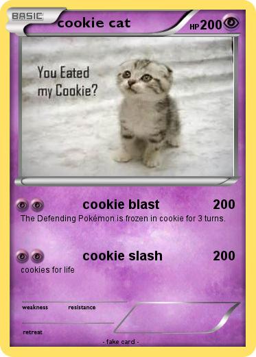 Pokemon cookie cat
