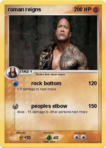 Pokemon roman reigns