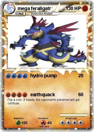 Pokemon mega feraligatr