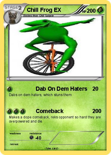Pokemon Chill Frog EX