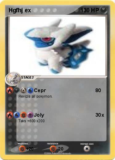 Pokemon Hgfhj ex