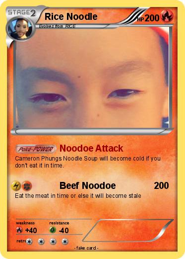 Pokemon Rice Noodle