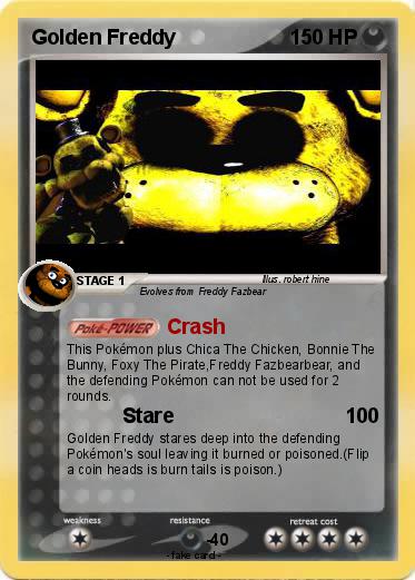 Pokemon Golden Freddy