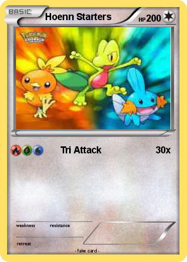 Pokemon Hoenn Starters