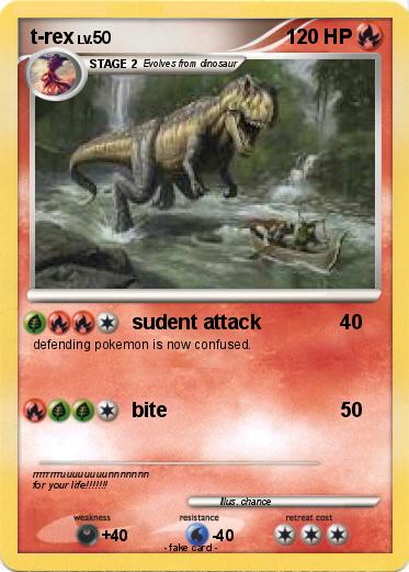 Pokemon t-rex