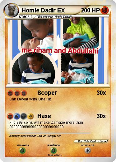 Pokemon Homie Dadir EX