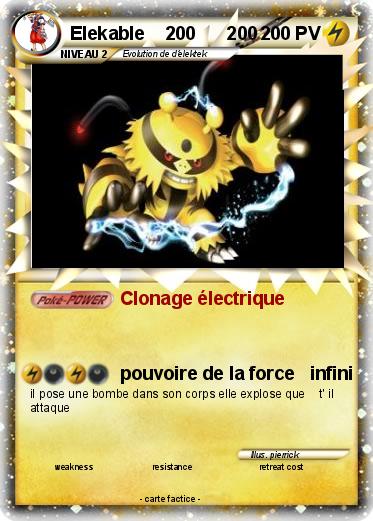 Pokemon Elekable    200      200